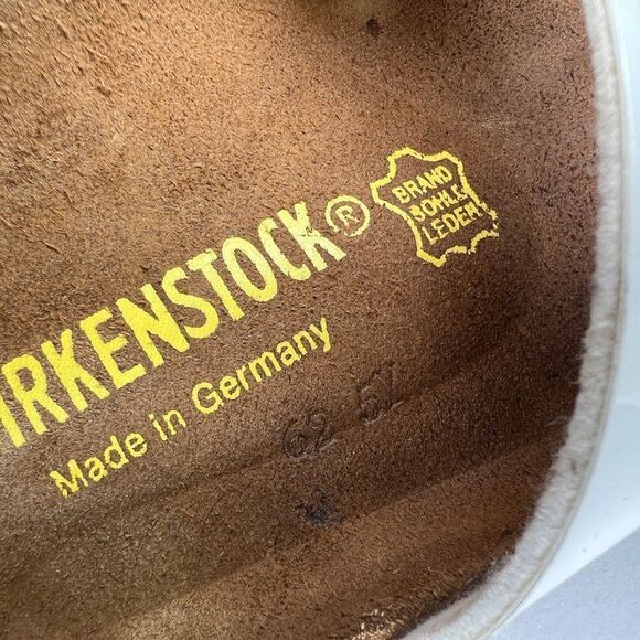 Birkenstock Women's Size 7.5 Madrid White Sandals - Picture 9 of 10